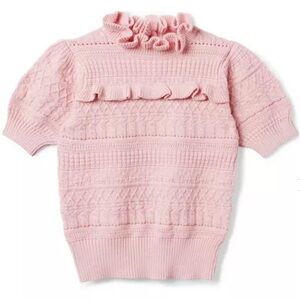 Janie and Jack The Heights Sweater Top in Peachskin Girls size 12